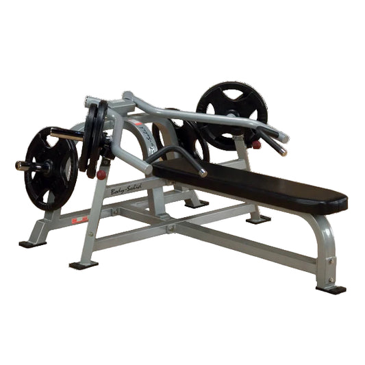 Body-Solid Powerline Bench Press - side view showing adjustable backrest positions