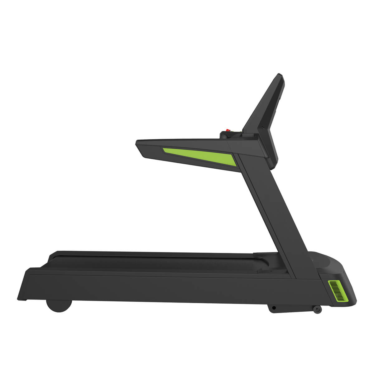 EVOLGEAR EVCD-830 Commercial Treadmill - alternate angle highlighting frame construction