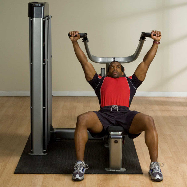 Body-Solid Dual FID Press-Machine Freestanding 210 LB Stack