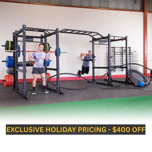 Body-Solid PCL Power Rack Double Rack/Rear Extension w Monkey Bar