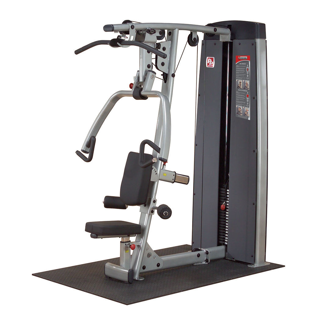 Body-Solid Dual Press Lat Station DPLS-SF - isolated view highlighting press and lat functions