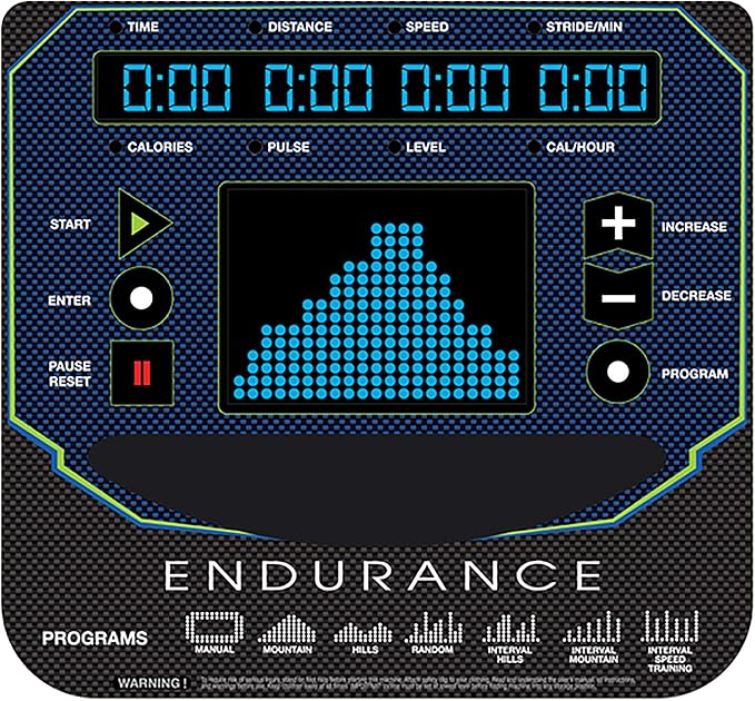 Body-Solid Endurance Elliptical E300 -  Console view