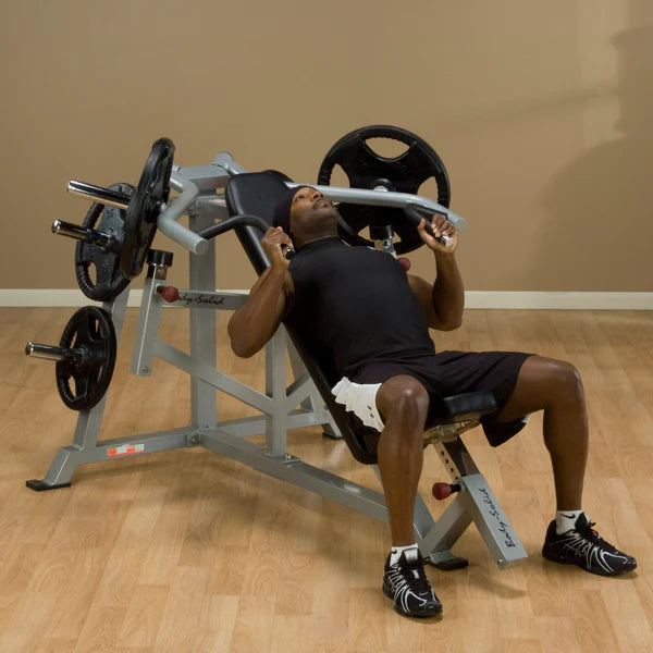 Body-Solid PCL Leverage Incline Press - person performing incline press exercise