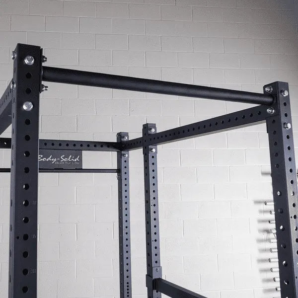 Body-Solid SPR1000DB - full double power rack setup with monkey bar connector